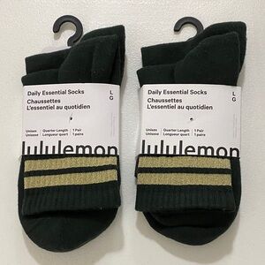 Set of 2 pair Lululemon - Daily Essential Socks - NWT